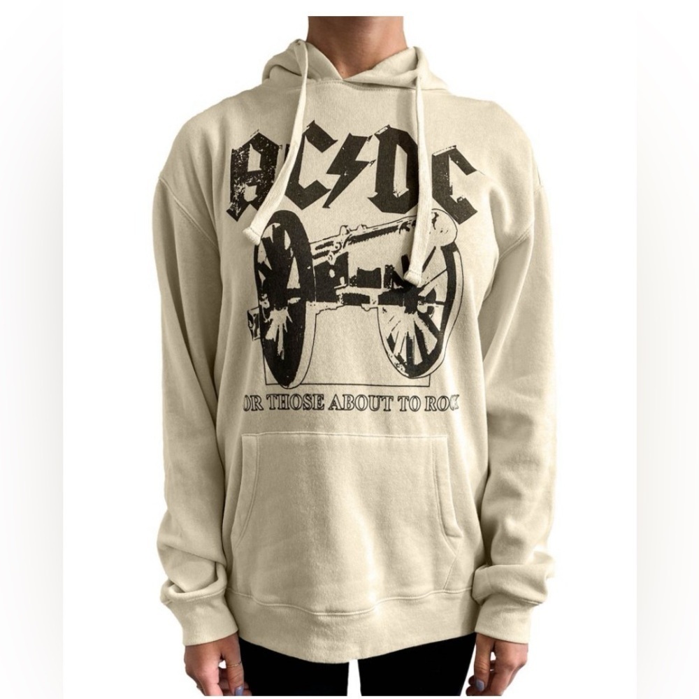 NWT Ladies AC/DC Rock Band Hoodie - Size XL